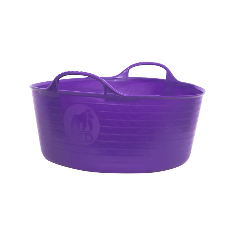 Red Gorilla/Tubtrug Small Shallow Gorilla Tub 15L Purple